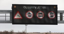 Na Jadranskoj magistrali zbog vjetra zabrana prometa za I. skupinu vozila