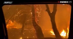 VIDEO Autom prolazili kroz požar u Kaliforniji, snimka je zastrašujuća