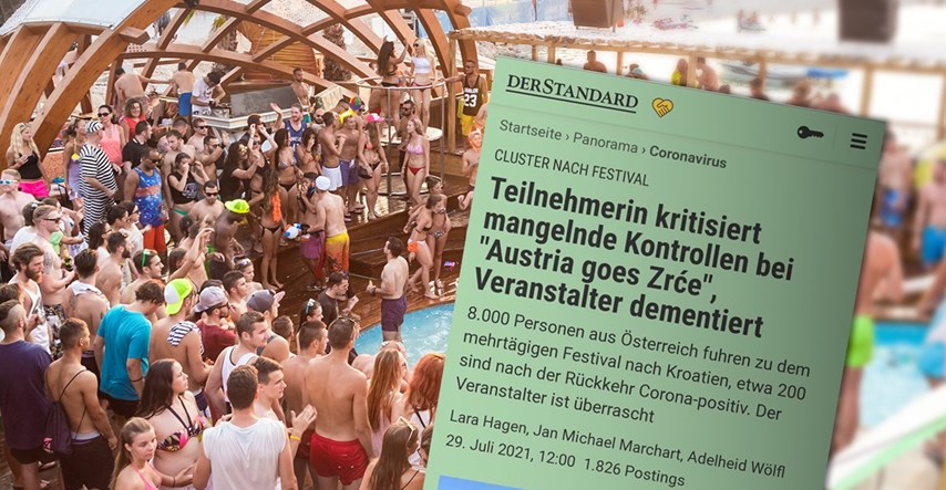 Bečki Standard: Festival Austria goes Zrće postao žarište covida