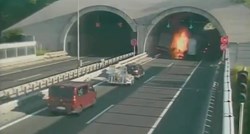 VIDEO Kamion kod Maribora naletio na cisternu, zapalilo se nekoliko vozila