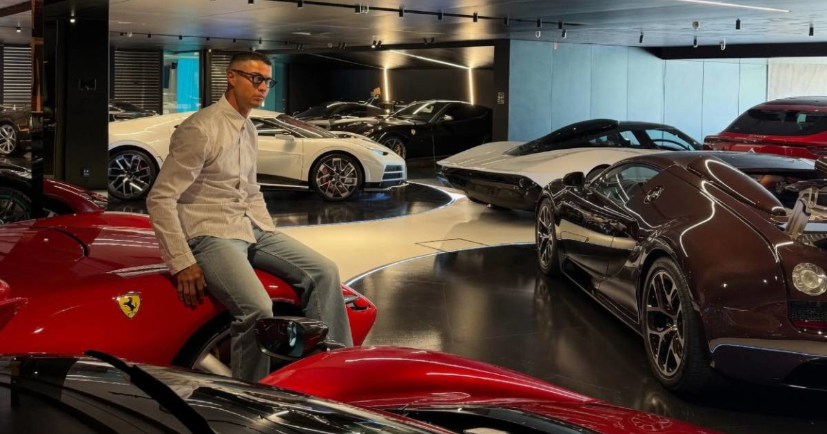 Pogledajte kako izgleda Ronaldova garaža vrijedna 25 milijuna eura
