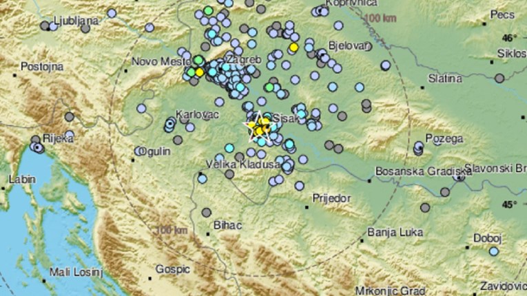 Područje Petrinje i Siska prije dva sata pogodio još jedan potres magnitude 3.3