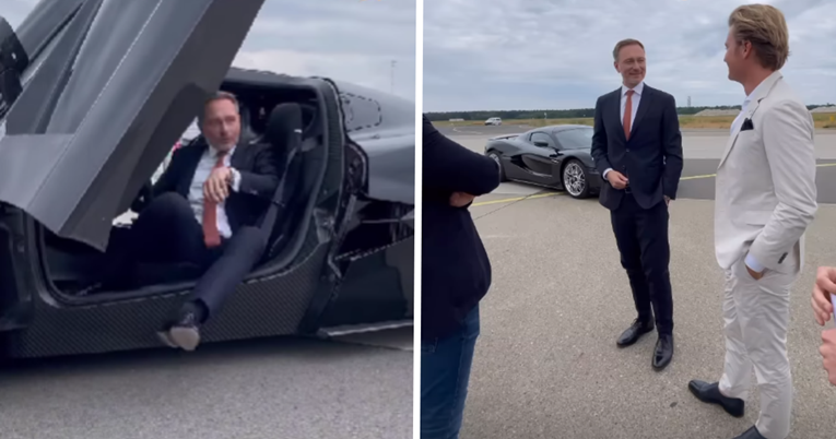 Njemački ministar financija provozao Neveru. Mate Rimac: "Vozio je pun gas"