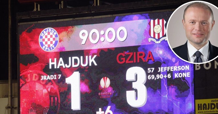 Premijer Malte naklonio se poluamaterima koji su izbacili Hajduk: "Svaka čast"