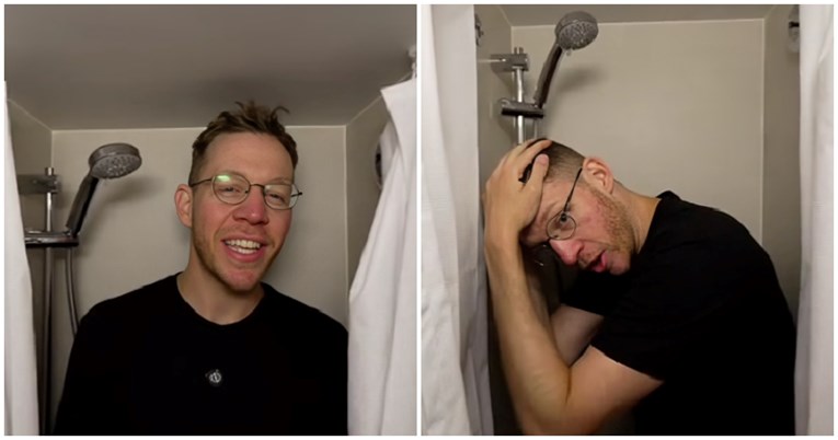 Tip koji radi na kruzeru pokazao kako izgleda tuširanje u kabini, snimka je viralna