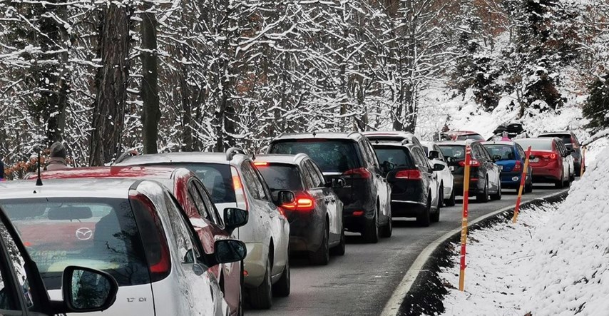 HAK: Nemojte kretati autom na Sljeme iz Zagreba