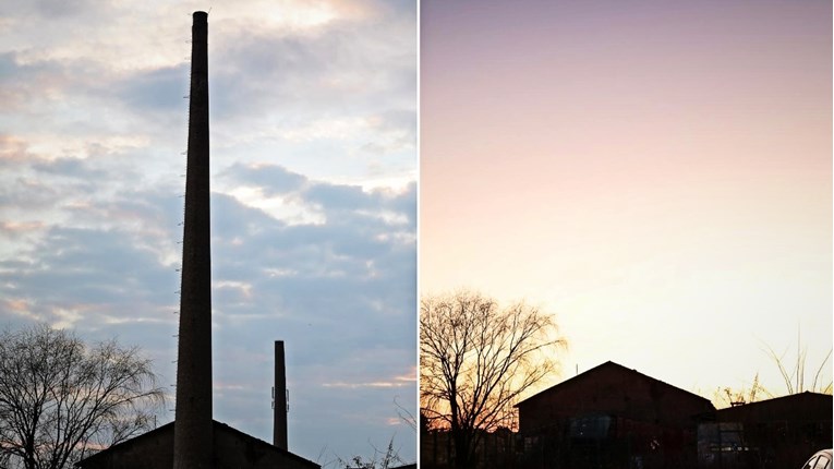 Pogledajte fotografije prije i poslije rušenja dimnjaka na zagrebačkoj Ciglani