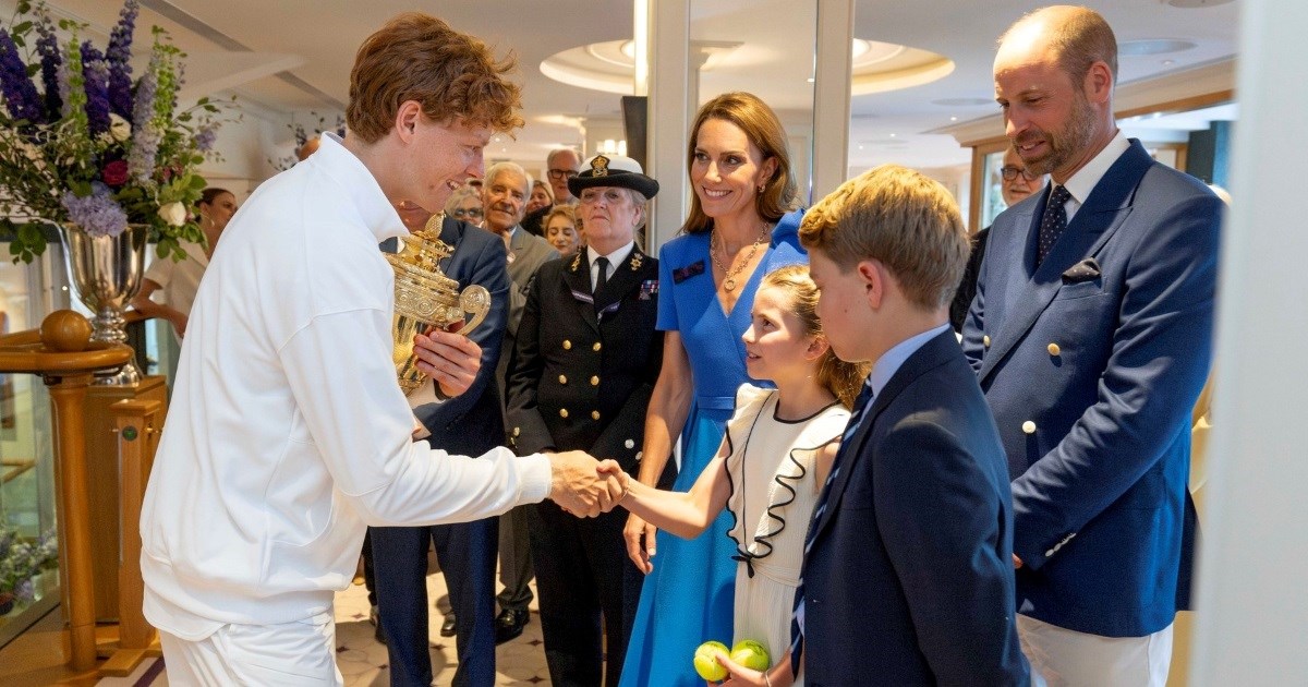 Sinner nakon pobjede na Wimbledonu dijelio autograme djeci princa Williama i Kate