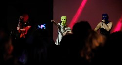 Pussy Riot održale koncert u Zagrebu, na licima nosile maske