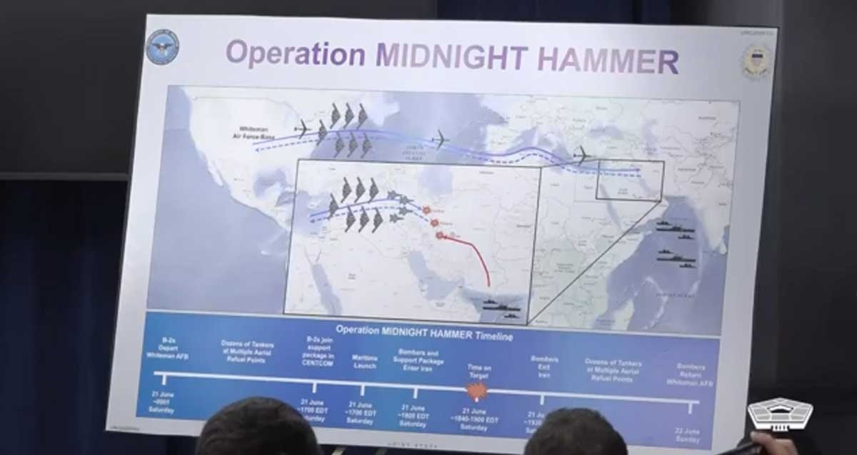 VIDEO Američki ministar obrane i šef vojske: Operacija Ponoćni čekić bila je uspješna