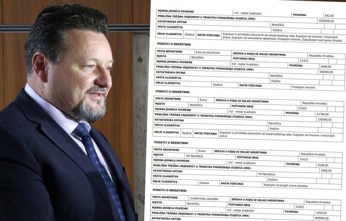 Kuščević objavio novu imovinsku karticu, drastično mu pala vrijednost kuće