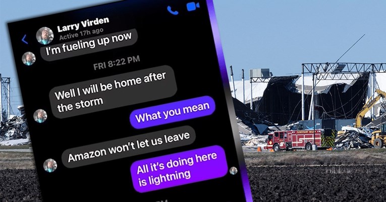 Je li radnik kojeg je ubio tornado poslao poruku da ih Amazon ne pušta da odu?