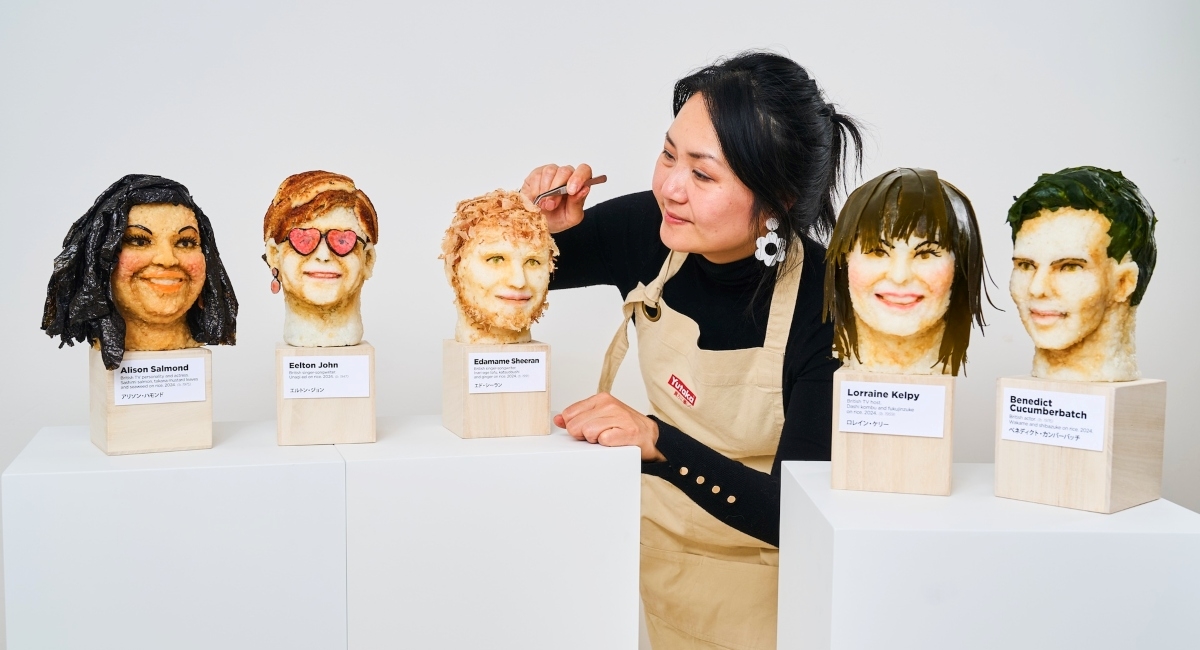 Britanka izrađuje jestive skulpture poznatih osoba od sastojaka za sushi