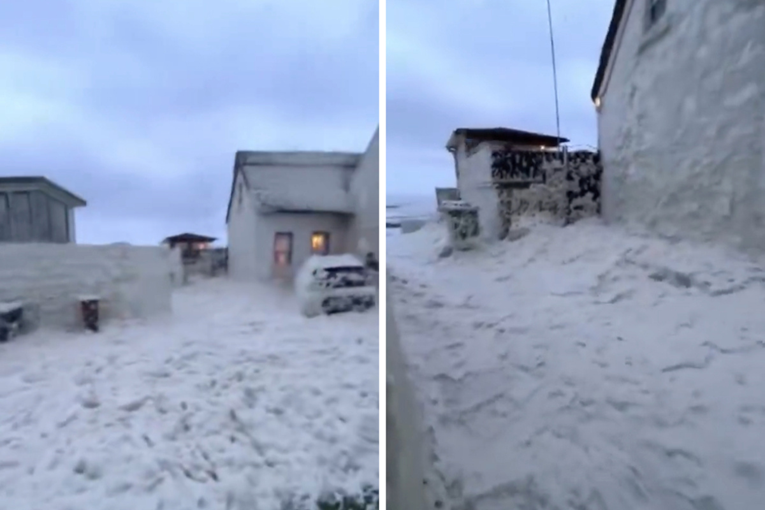 VIDEO Ogromna količina morske pjene prekrila obalu kod Dublina