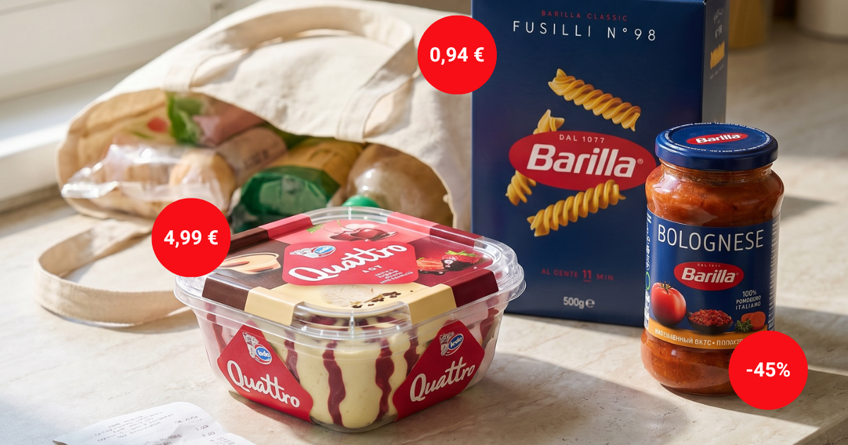 Najveći Quattro je na akciji, Barilla ispod 1 €, a teleći but ispod 7 €