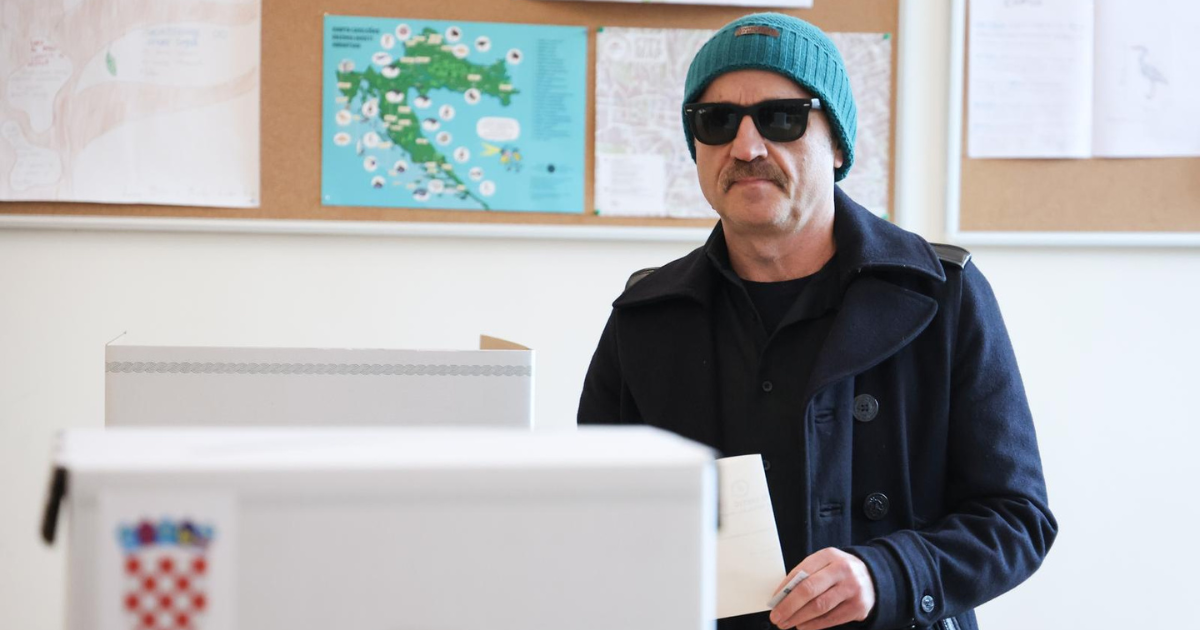 Mile Kekin na biralište stigao s kapom i sunčanim naočalama