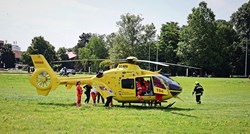 FOTO Teško ozlijeđenu djevojku iz nesreće u Međimurju helikopterom prevezli u Zagreb