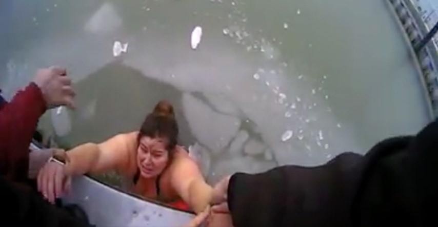 Žena umalo poginula u ledenom jezeru, ljudi je ismijavaju zbog kilograma