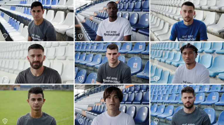 VIDEO HNL nogometaši i igrači Paraga snimili kampanju s moćnom porukom