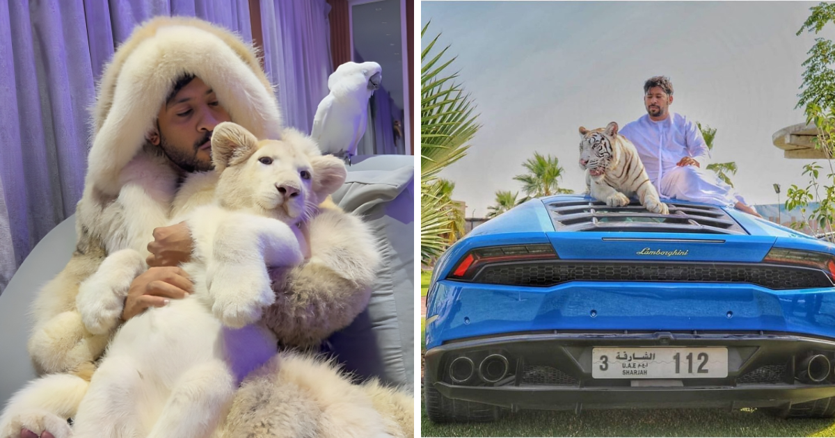 Influencer iz Dubaija u svom domu ima privatni ZOO. Pogledajte koje životinje drži