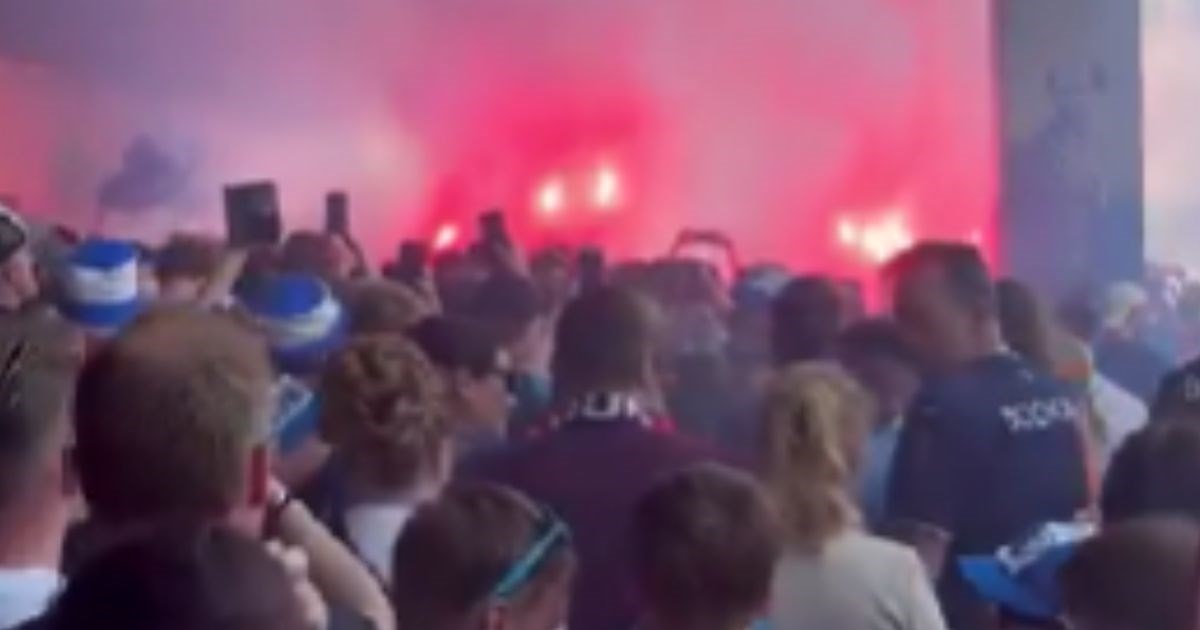 VIDEO Navijači njemačkog fenjeraša spektakularno ispratili igrače prije derbija