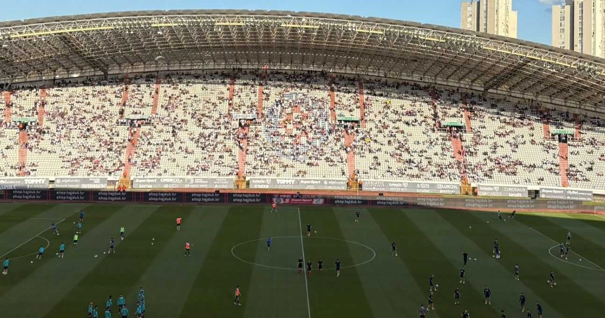 FOTO Pogledajte kako je izgledao Poljud pred početak derbija Hajduka i Rijeke