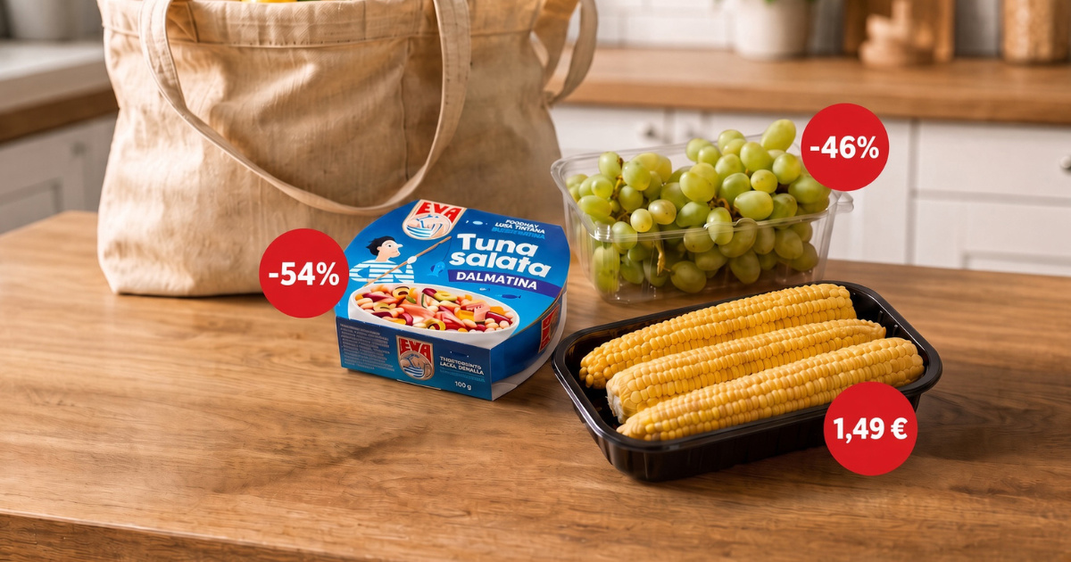 Tuna salata snižena 54%, grožđe 46%: Ovo su danas najbolje akcije u trgovinama