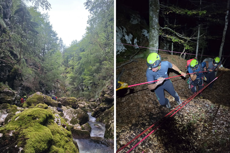 Otac i dijete pali u duboku provaliju kod slapa u Sloveniji. Otac poginuo