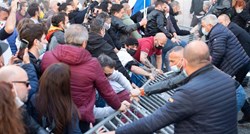 U Rimu prosvjedi protiv mjera, došlo do sukoba s policijom