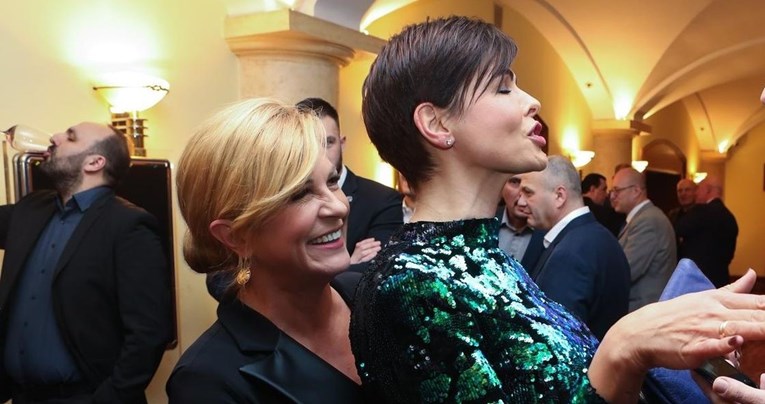 Kolinda i Anica Kovač partijale zajedno na zabavi u zagrebačkom hotelu