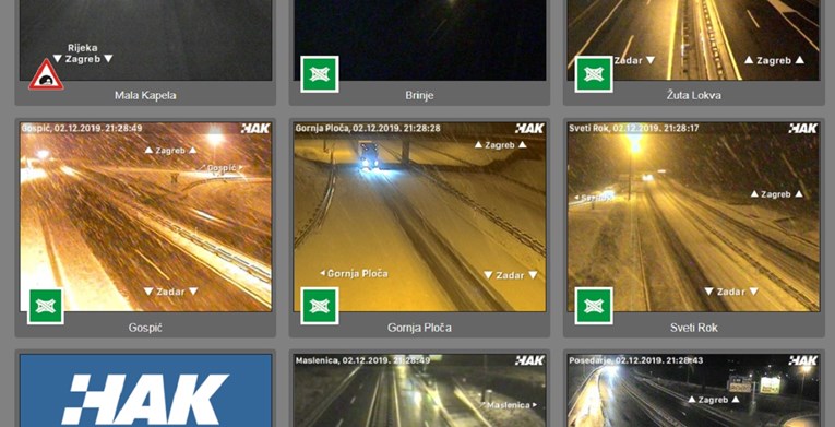 Snijeg i kiša stvaraju kaos na cestama, na Plitvicama sudar kamiona i auta