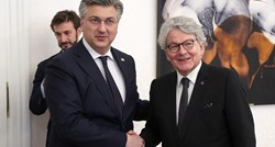 Plenković primio europskog povjerenika u Zagrebu