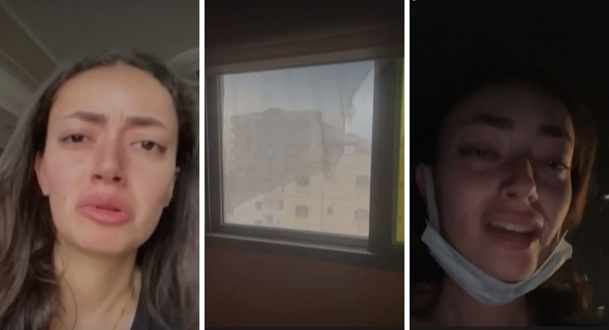 VIDEO Palestinka snimila kako zvuče i izgledaju izraelski udari na Gazu