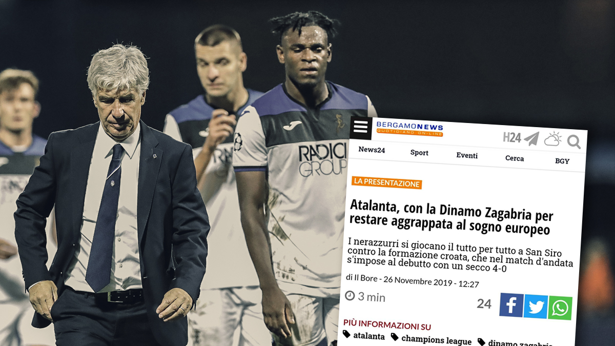 Bergamo News: Atalanti je stiglo vrijeme za ustanak i osvetu