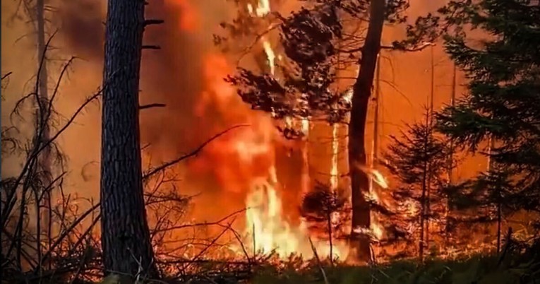 U Češkoj bukti požar, jak vjetar proširio dim diljem zemlje. Evakuirane stotine