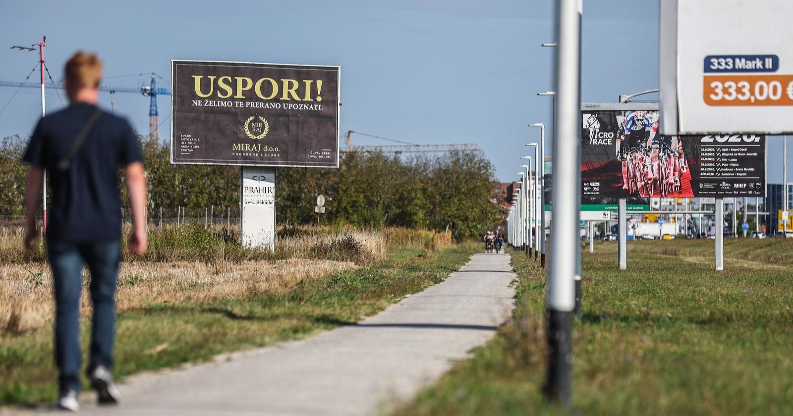 Pogrebno poduzeće postavilo poruku u Velikoj Gorici: "Ne želimo te prerano upoznati"