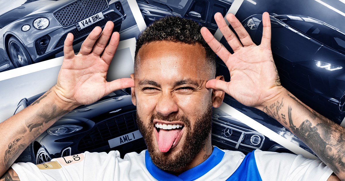 Neymar je izabrao osam automobila, evo i koje