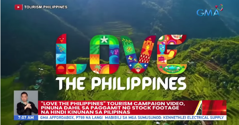 Filipinska turistička agencija u svoj promotivni video stavila snimke drugih zemalja