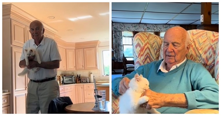 Prijateljstvo 92-godišnjeg djeda i mačića uljepšat će vam dan
