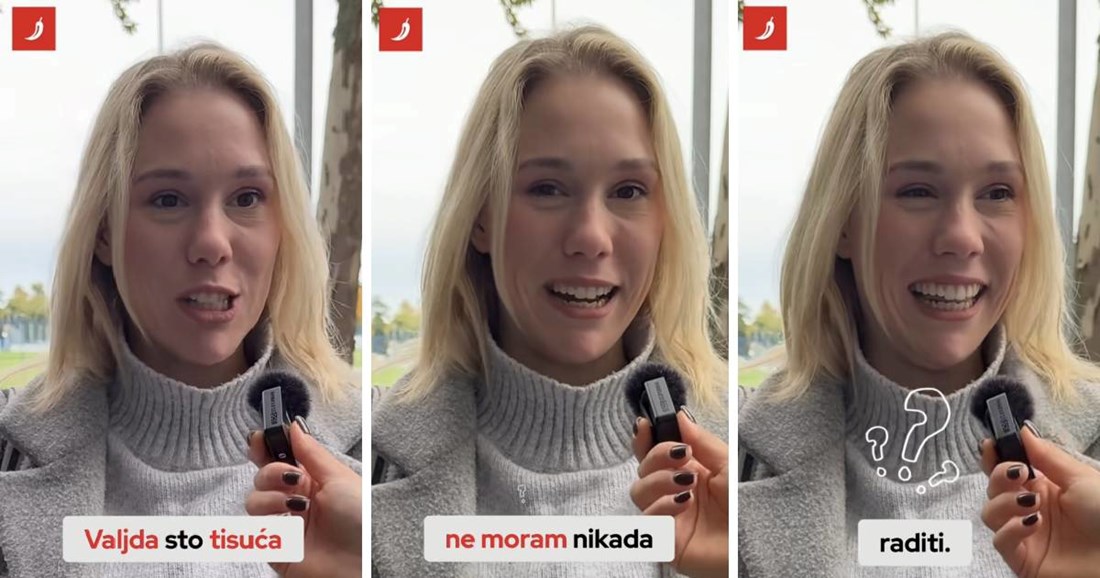 Hrvatica: Za 100.000 € kupila bih stan, putovala bih i ulagala da ne moram raditi 🫣