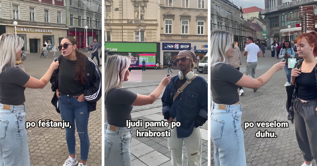 Pitali smo Zagrepčane po čemu bi voljeli da ih ljudi pamte: "Po feštama i zabavi"