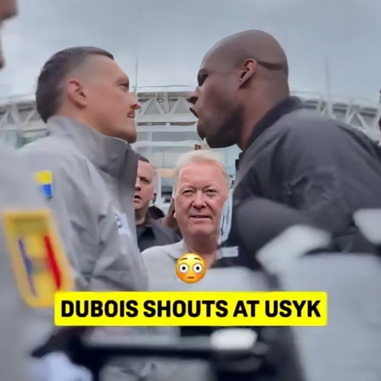 VIDEO Usik i Dubois odradili sučeljavanje. Dubois urlao Usiku u lice