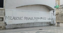 U Splitu osvanuo grafit: "Milanović, Penava, Most = ubojice Ukrajinaca"