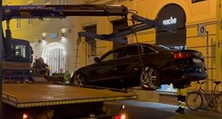 VIDEO Krivo parkirao u centru Zagreba, pauk mu digao auto