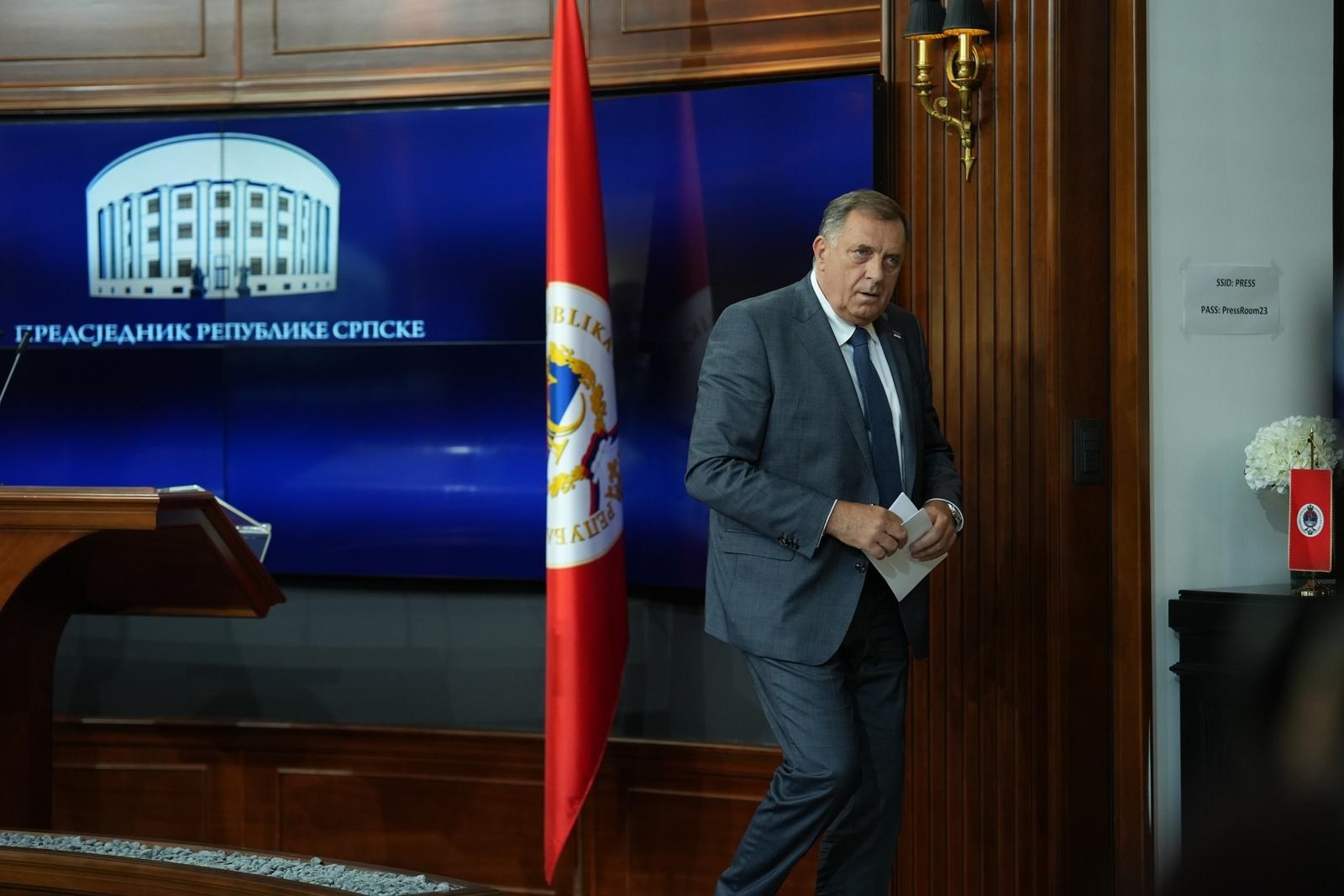 Konačna odluka suda: Dodik više nije predsjednik Republike Srpske