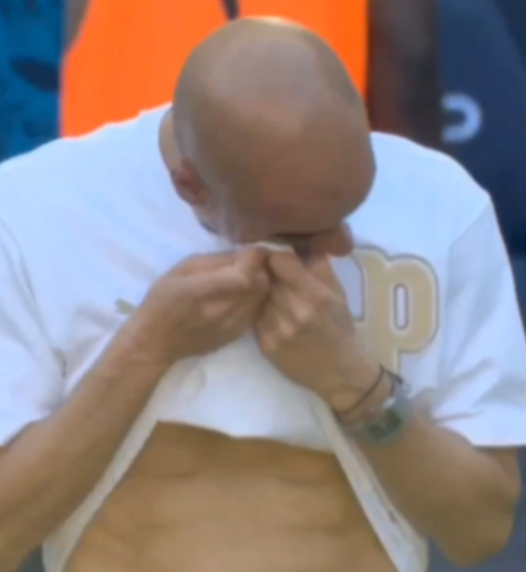 VIDEO Pep se rasplakao usred utakmice