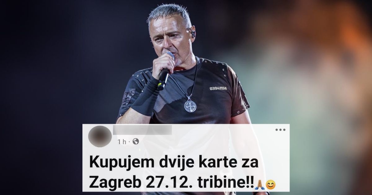 Ekipa na Fejsu masovno traži ulaznice za Thompsonove koncerte: "Prodaje li netko?"