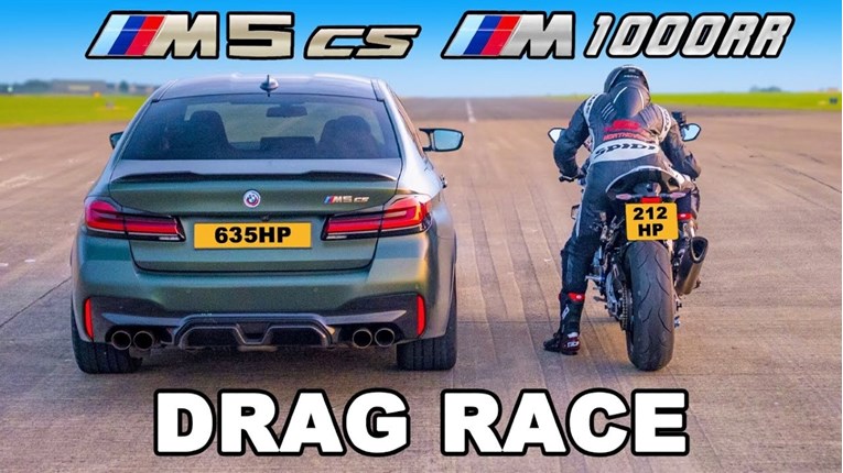 VIDEO Koji je brži na ravnici, BMW na dva ili četiri kotača?