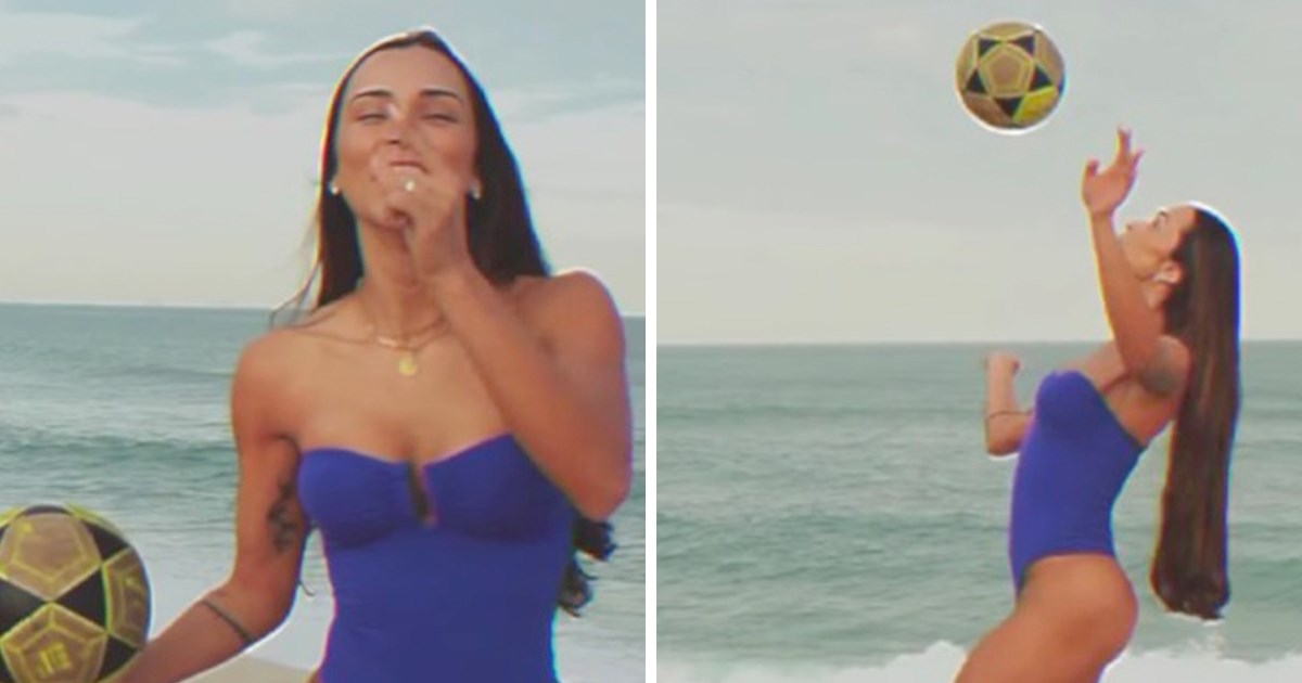 Supruga Realovog igrača oduševila tehnikom na plaži: "Kakav dodir", "Čisti talent"