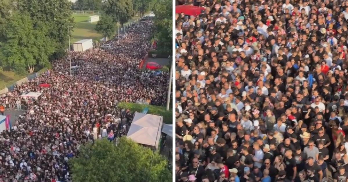 VIDEO Kolona za ulazak na zagrebački Hipodrom je ogromna